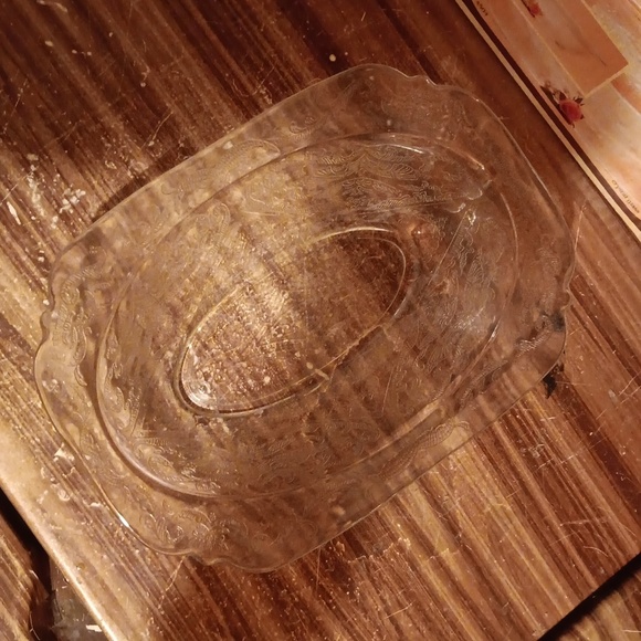 Vintage Indiana Glass 10" oval serving dish #4504 - Picture 2 of 3